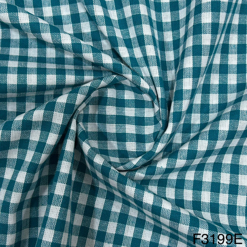 Check Cotton Fabric-F3199